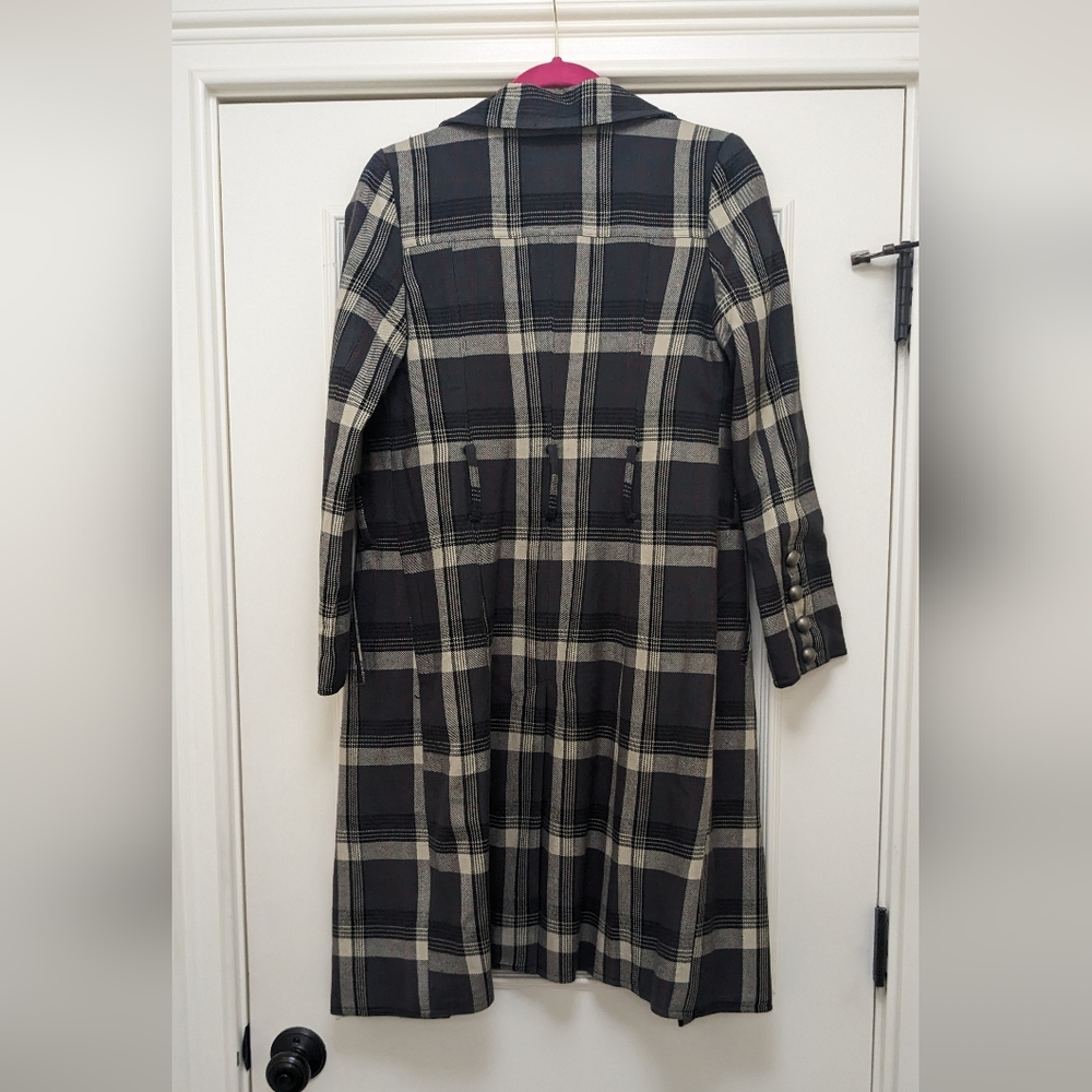 Plaid Coat - Picture 2 of 3